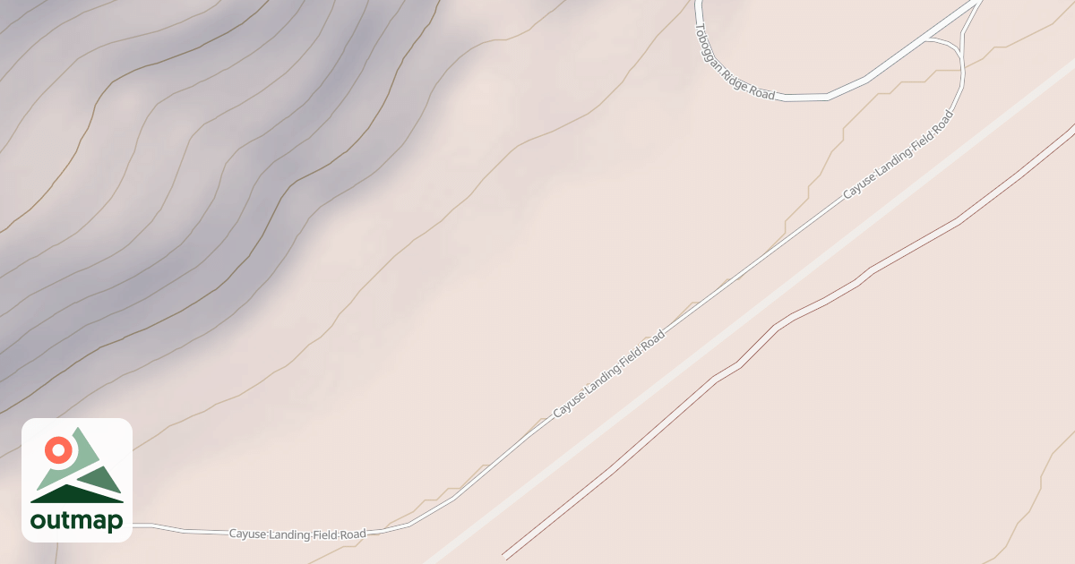 Map of CAYUSE LANDING FIELD