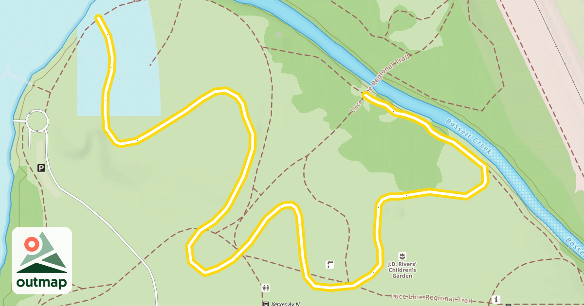 Map of JD Rivers Trail