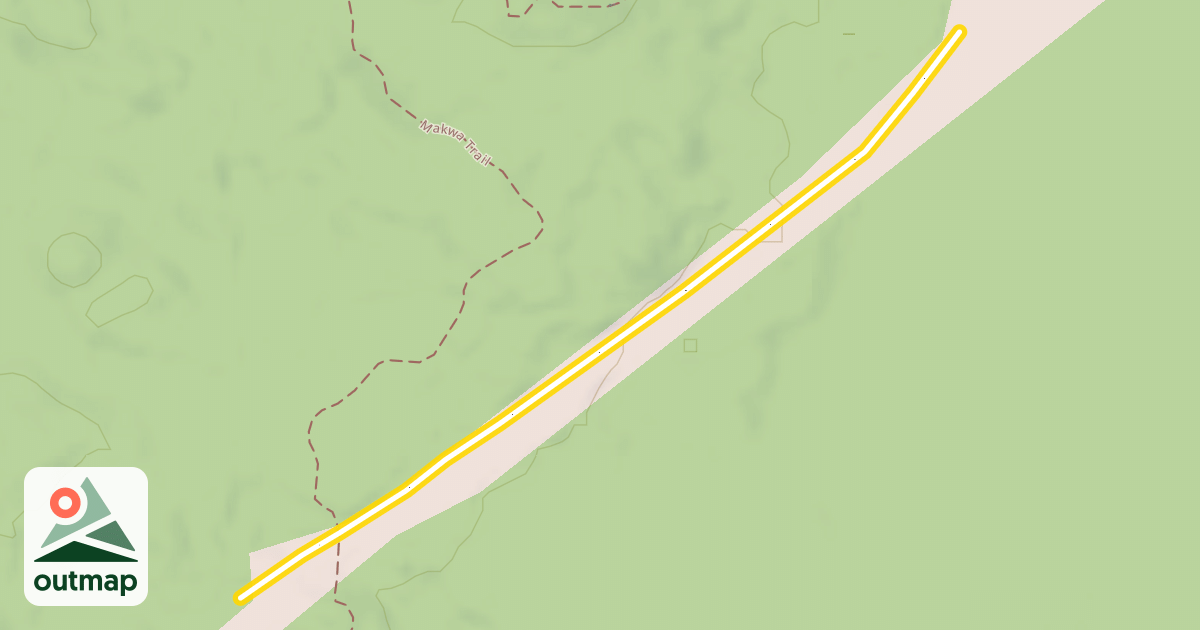 Map of Birkebeiner Trail