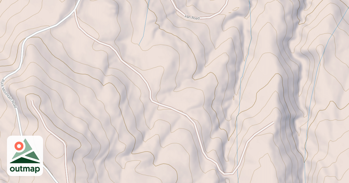 Map of BUCK MTN