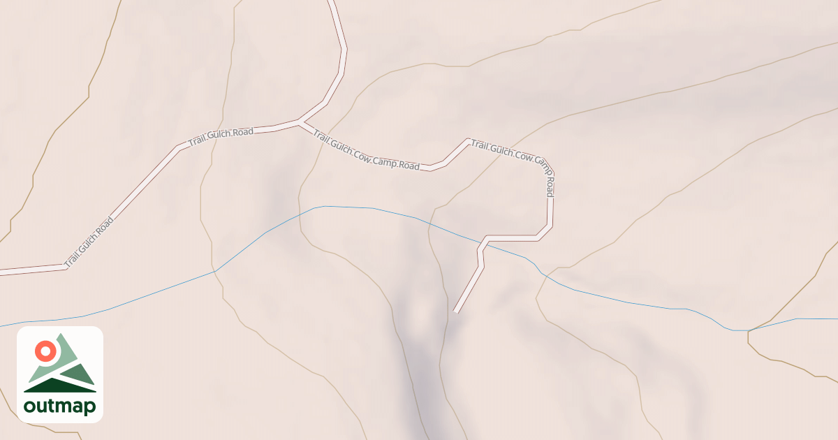 Map of TRAIL GULCH COW CAMP