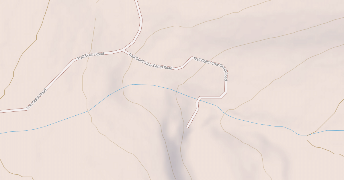 Map preview of TRAIL GULCH COW CAMP