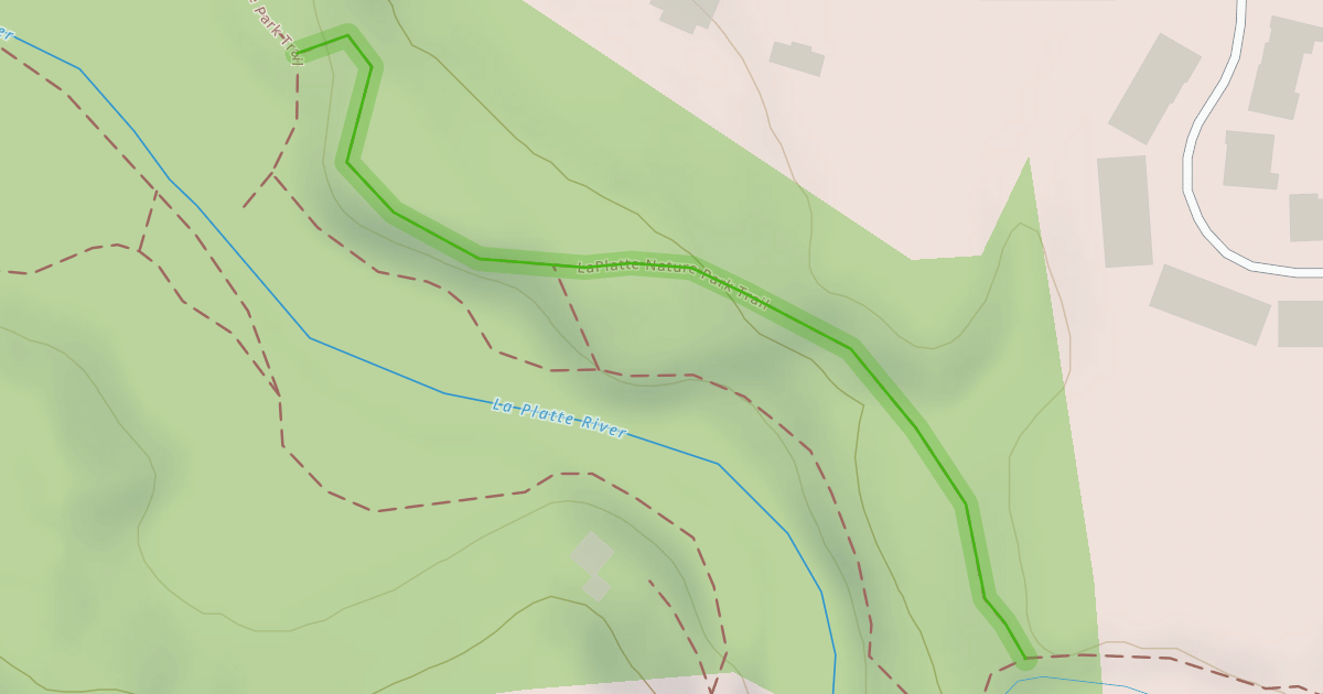 Map preview of LaPlatte Nature Park Trail