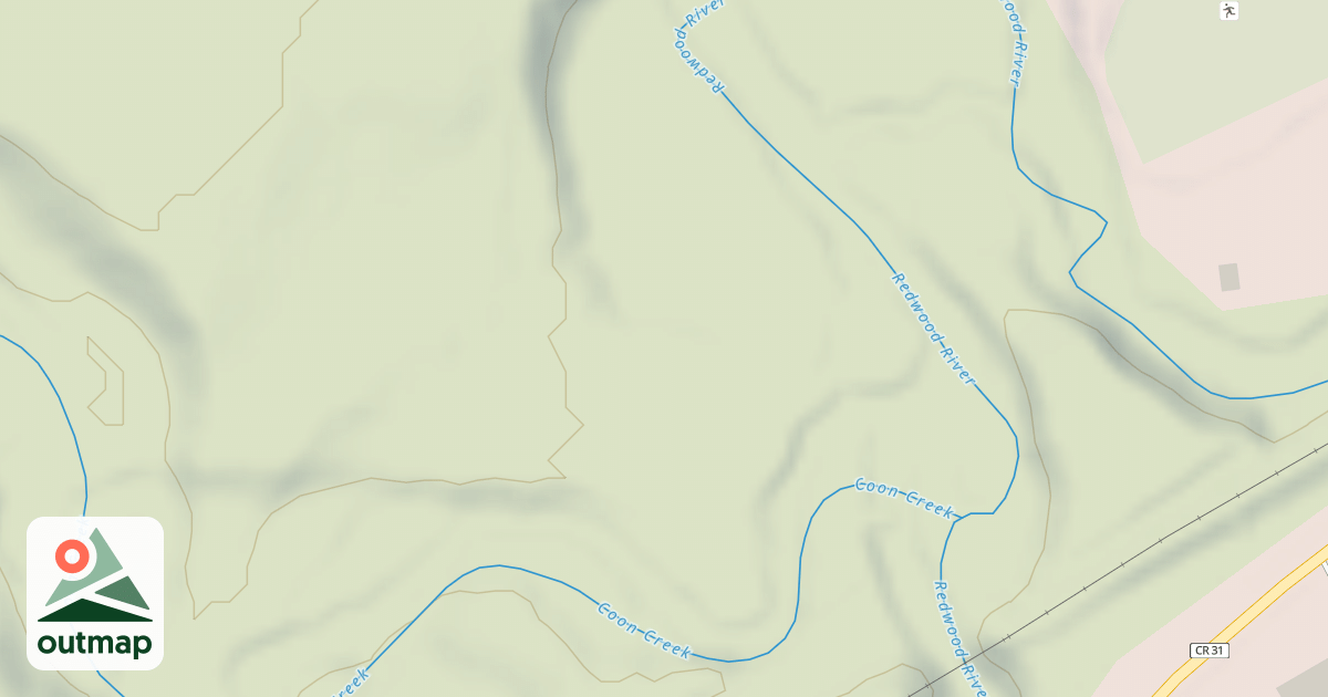 Map of Shady Oaks Native Prairie Adventure Trails