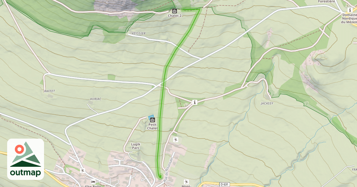 Map of Les Prés