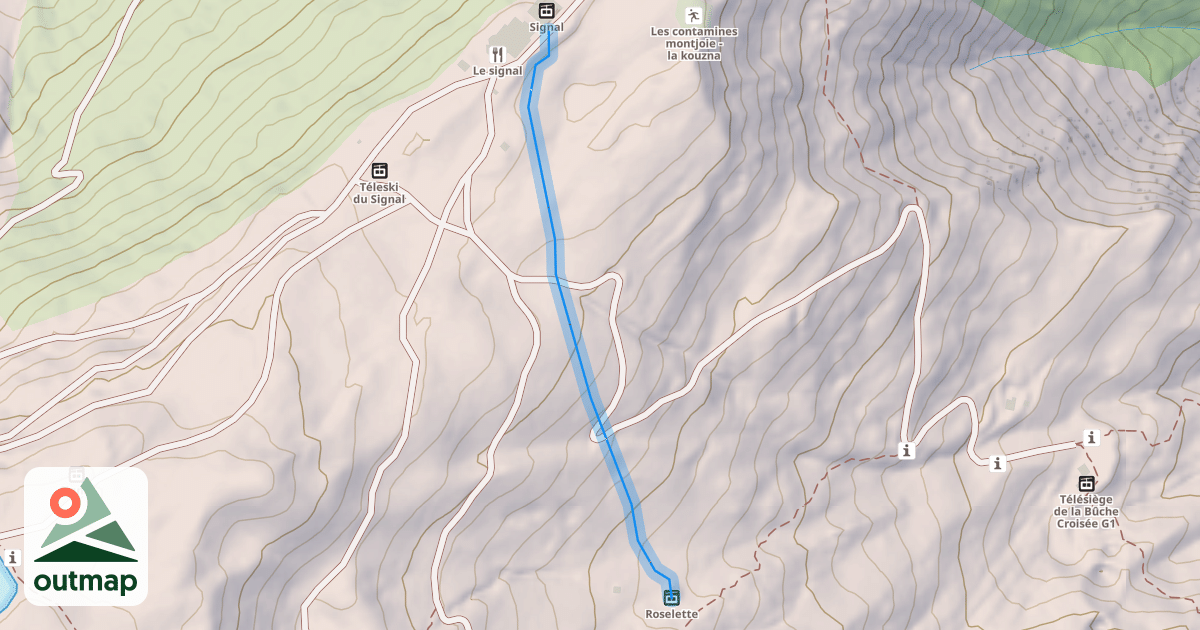 Map of Gentianes