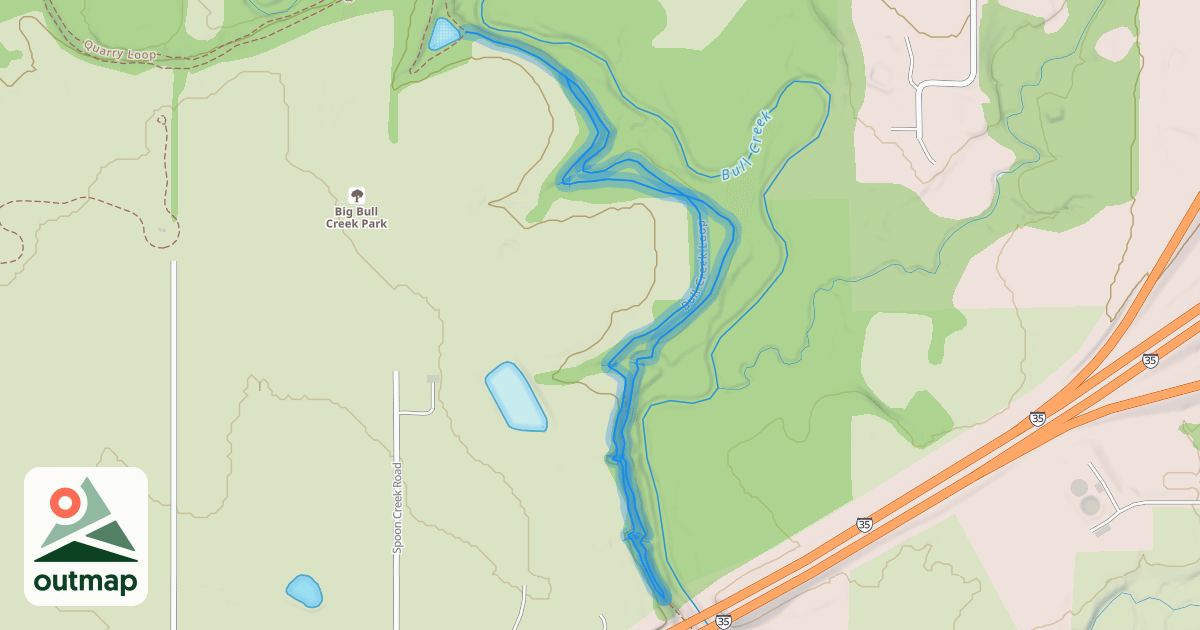Map of Bull Creek Loop