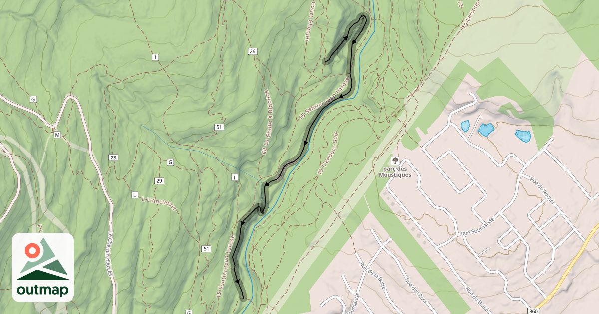 Map of 28 L'Arête