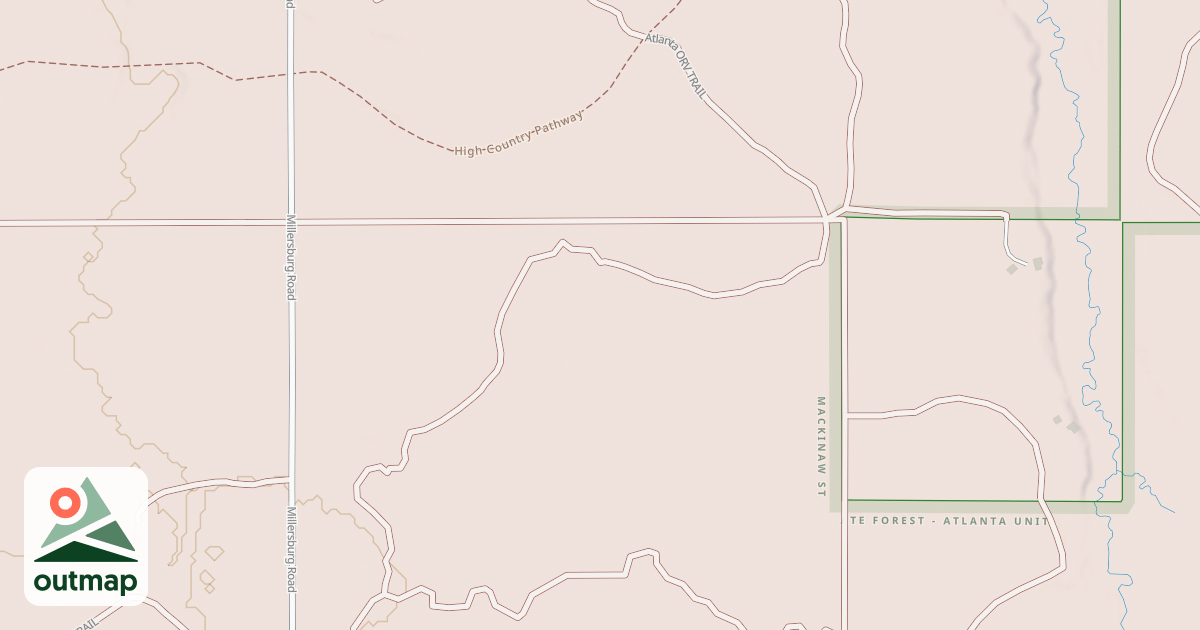 Map of Atlanta Trail