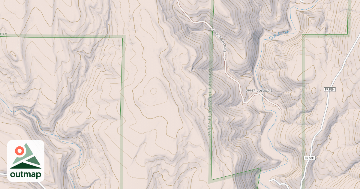 Map of USFS Motor Vehicle Use Map Roads {B133BB64-89AD-4352-8EE9-9D86128567A9}