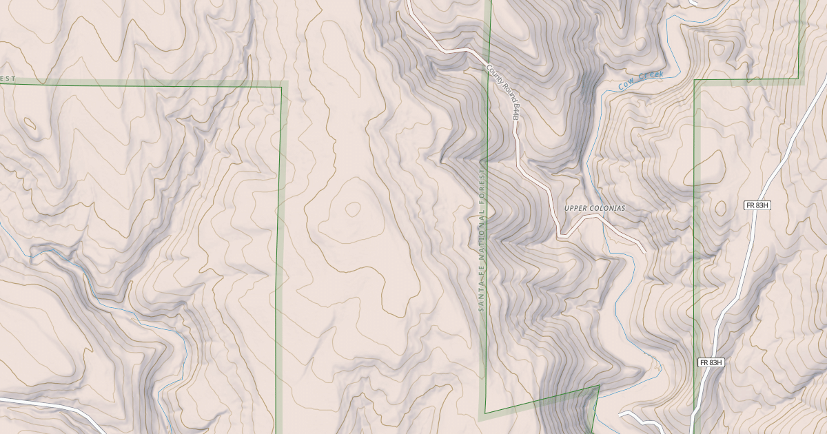 Map preview of USFS Motor Vehicle Use Map Roads {B133BB64-89AD-4352-8EE9-9D86128567A9}