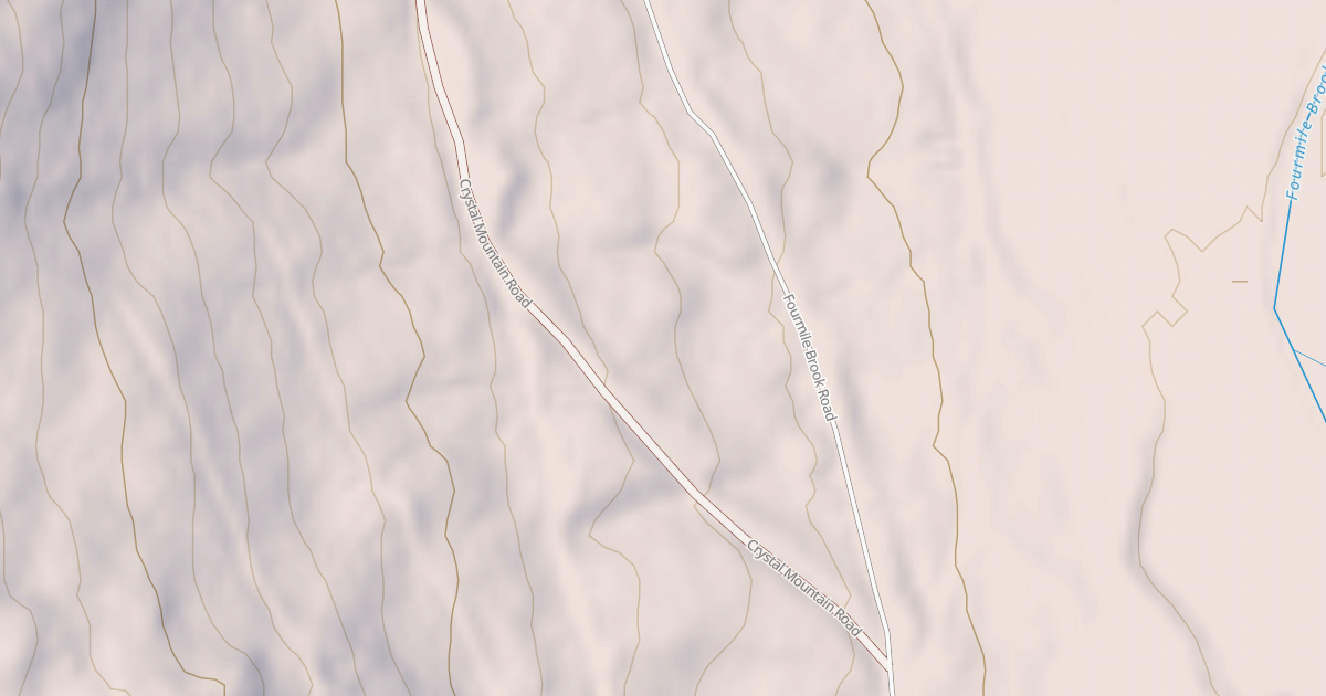 Map preview of Crystal Mtn Rd