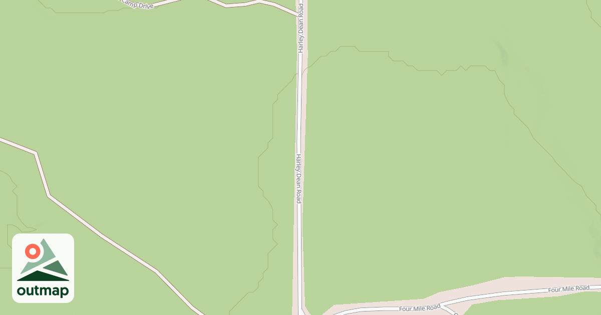 Map of S.B. Elliott State Park Snowmobile Trails