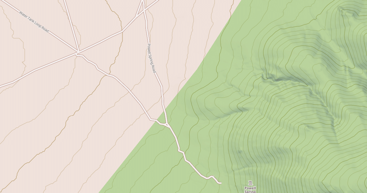 Map preview of POWELL SPRING ROAD