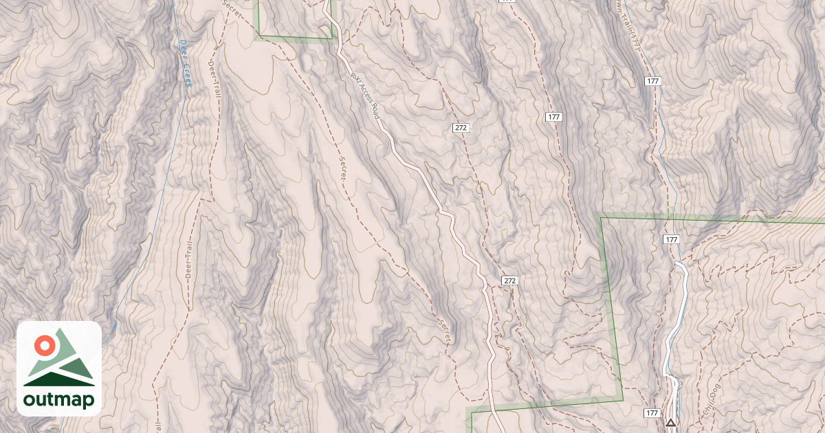 Map of DEER CANYON
