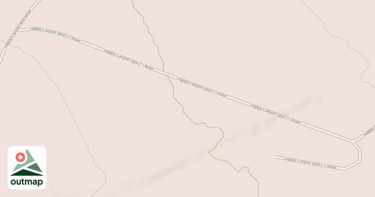 Map of HAPPY CANYON SPUR C1