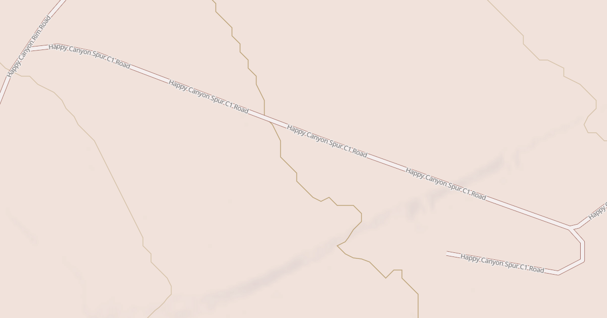 Map preview of HAPPY CANYON SPUR C1