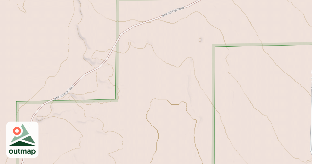 Map of BEAR SPRINGS A