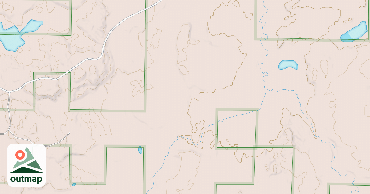 Map of DIRTY NOSE LAKE