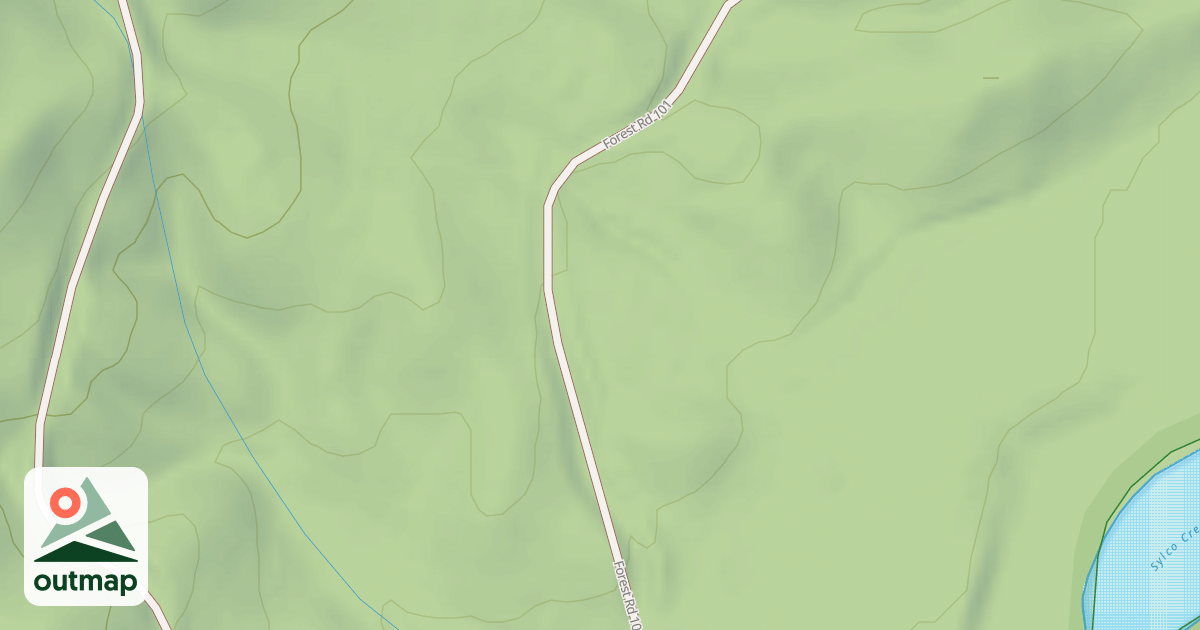 Map of BAPTIST CAMP SPUR