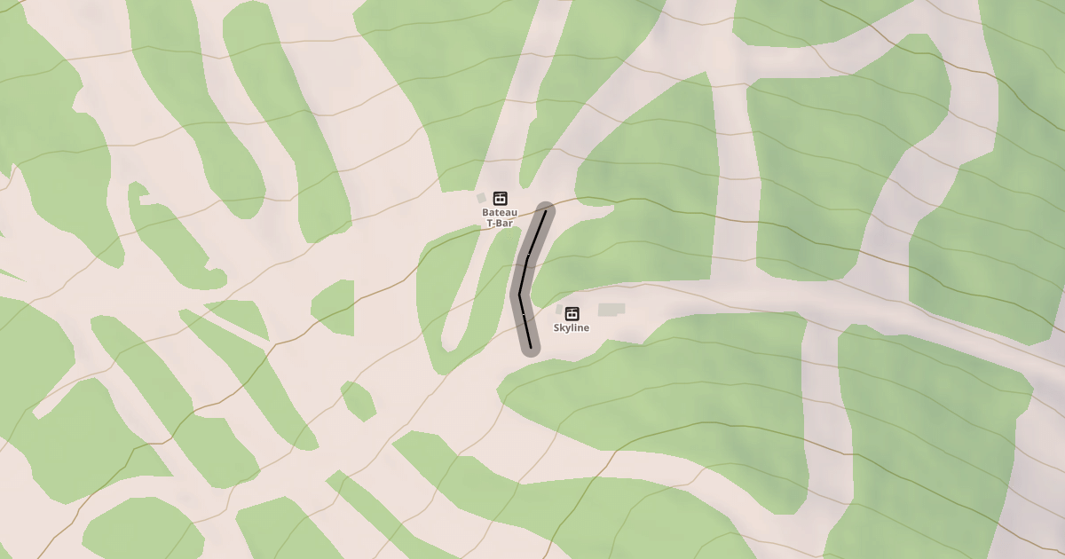 Map preview of West Sluice Chute