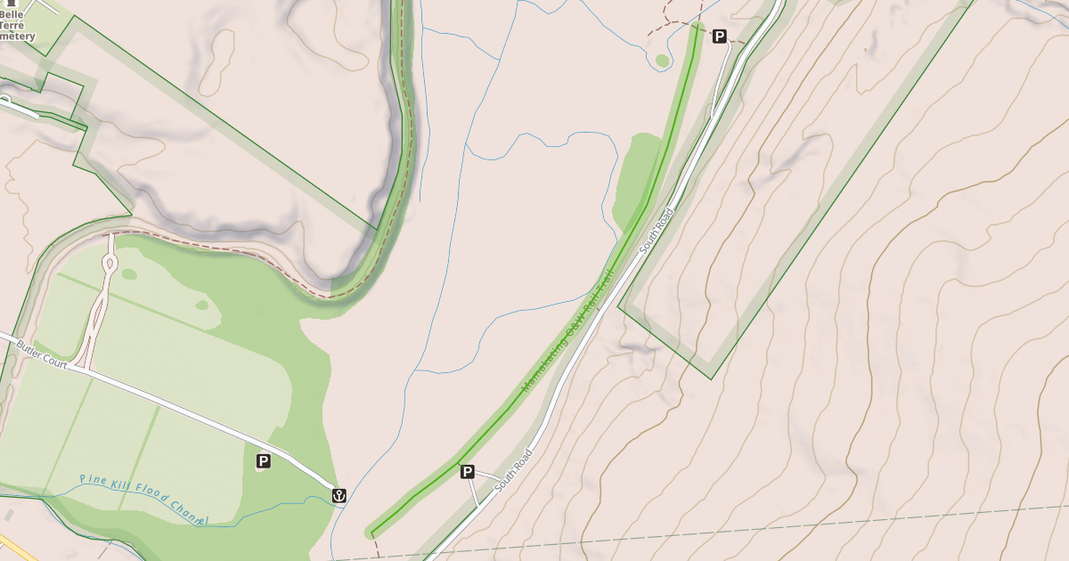 Map preview of Mamakating O&W Rail Trail