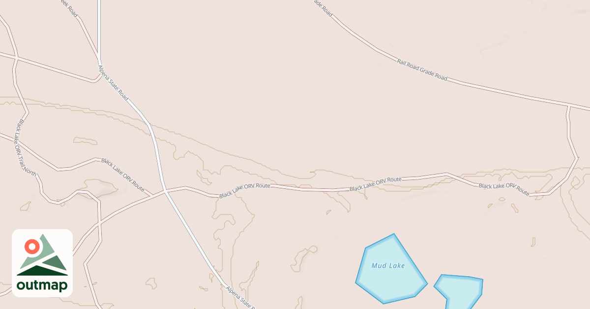 Map of Black Lake Route