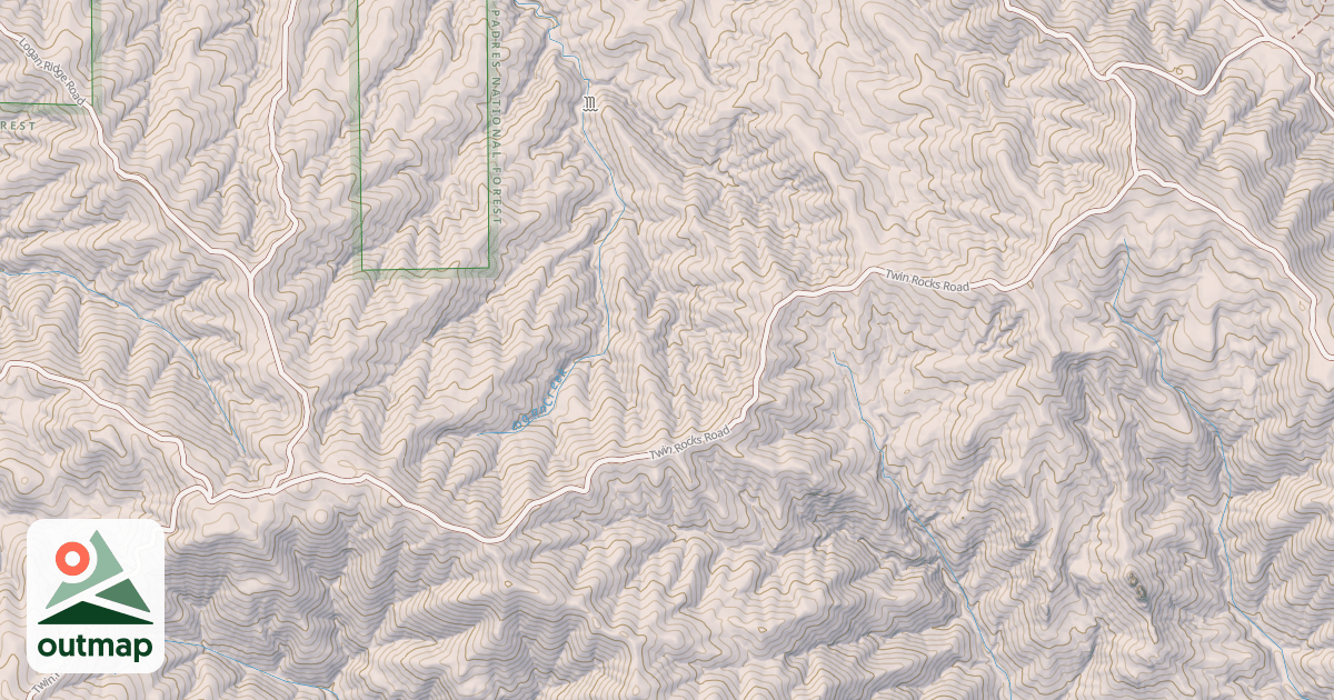 Map of USFS Motor Vehicle Use Map Trails 6868