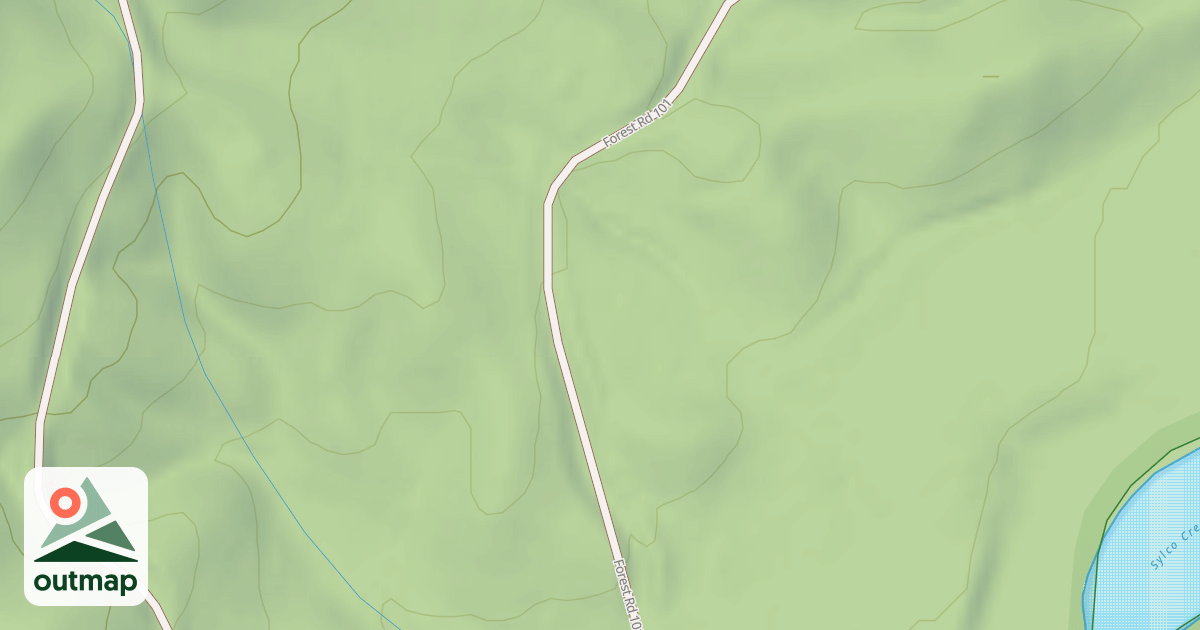 Map of BAPTIST CAMP SPUR