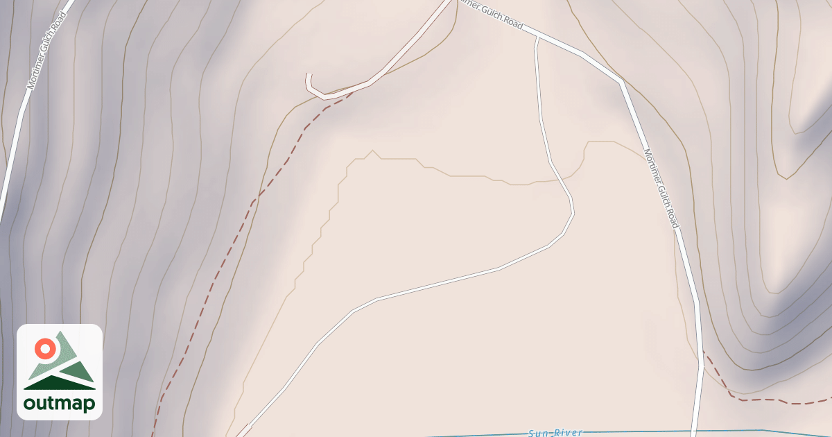 Map of BLACKTAIL TRAILHEAD/DAM ACCESS