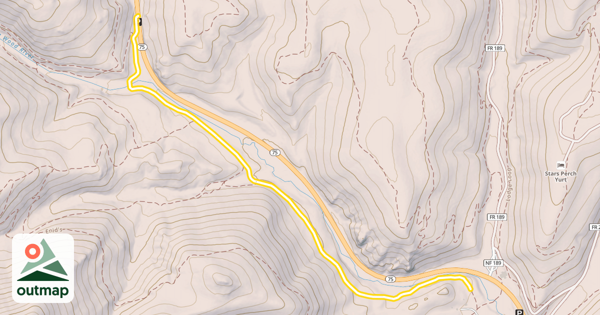 Map of Northwood River
