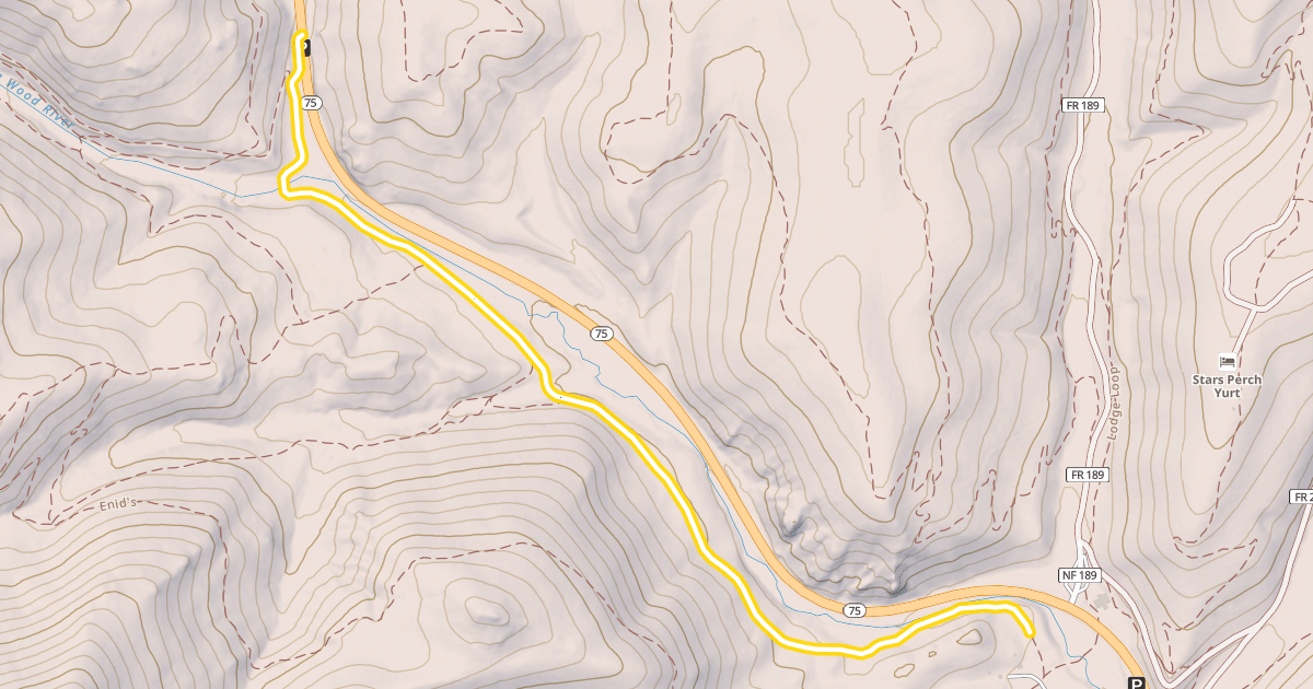 Map preview of Northwood River