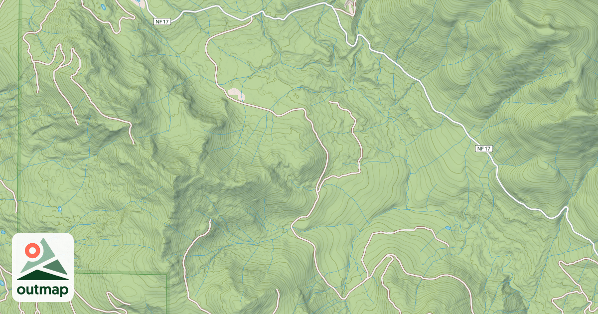Map of LITTLE DEER PEAK