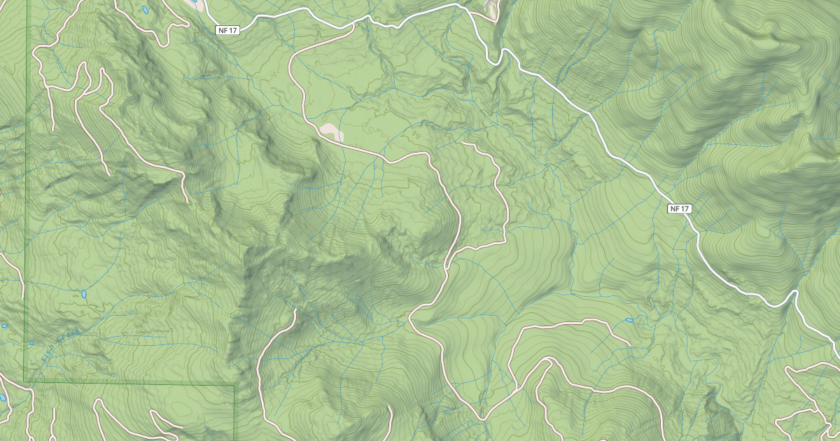 Map preview of LITTLE DEER PEAK