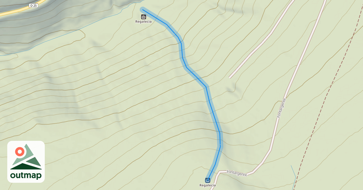 Map of Fontnere