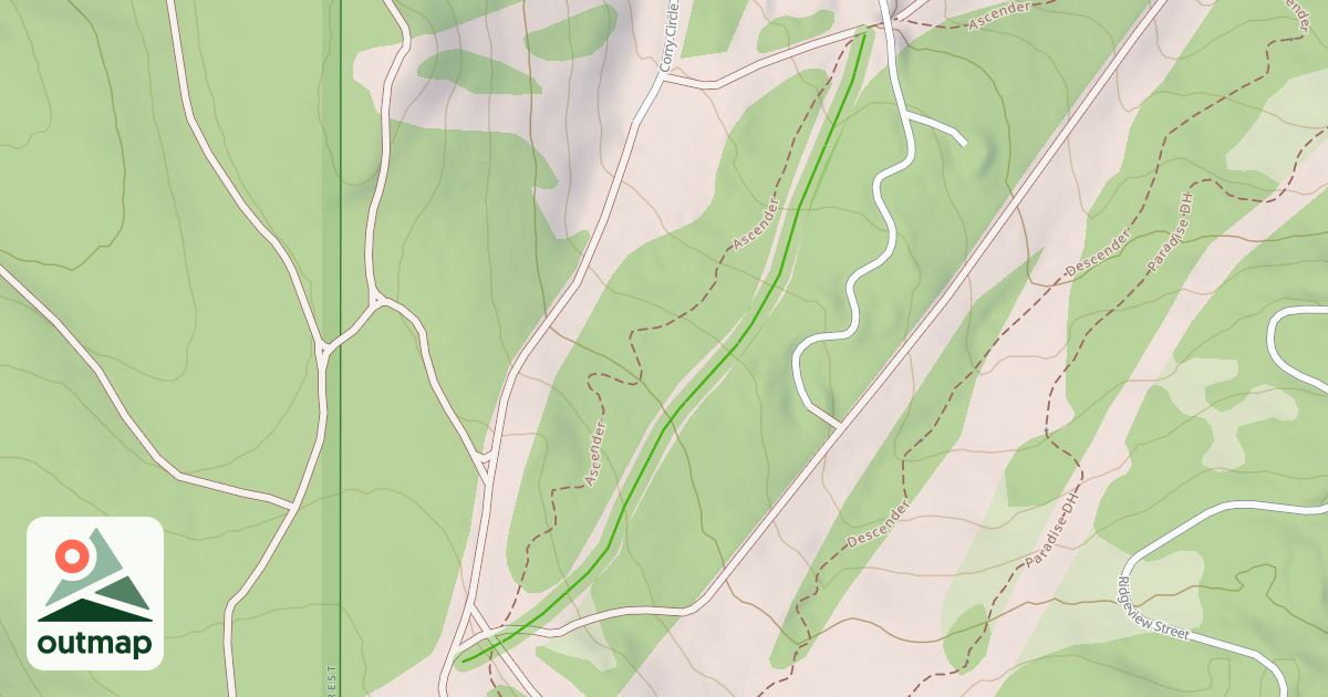 Map of Maryland Parkway