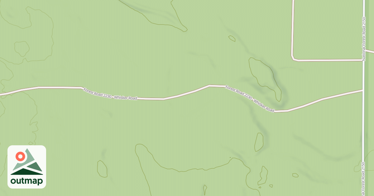 Map of WHISKER ROAD