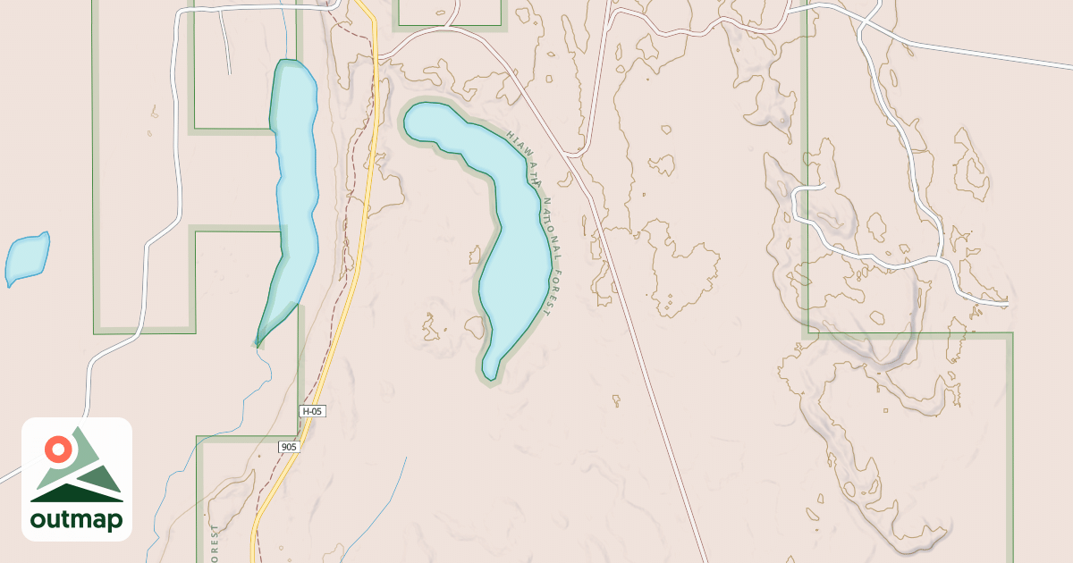 Map of SAUL LAKE