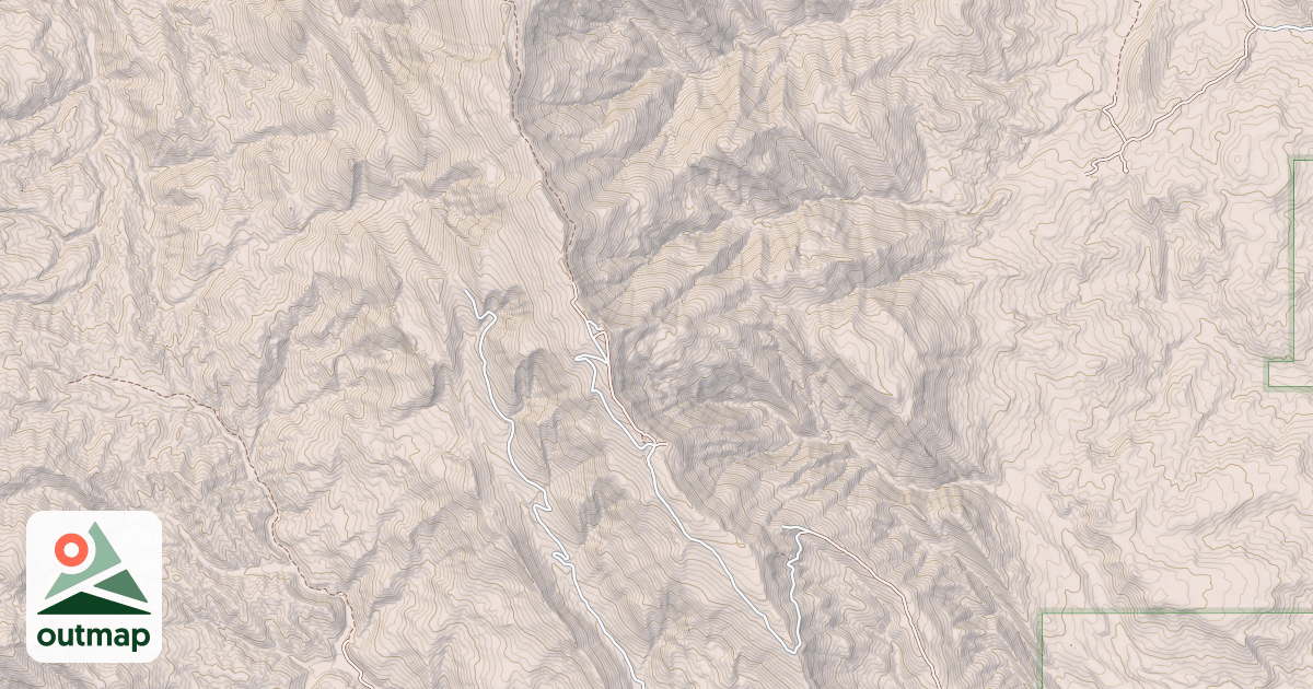 Map of BLACK MOUTAIN