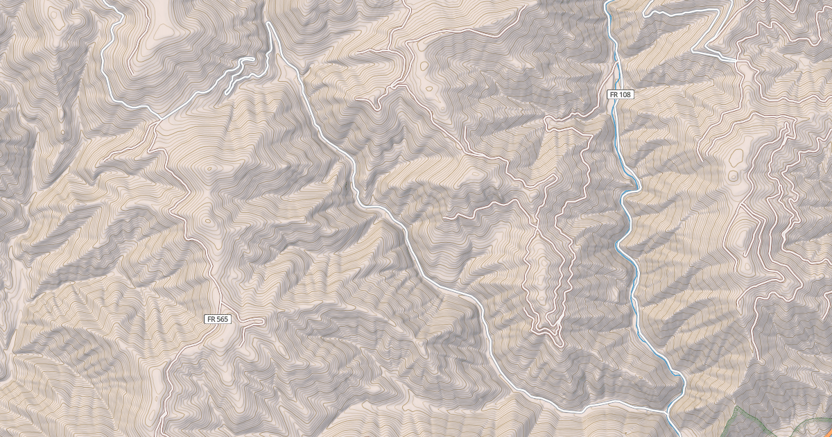 Map preview of DOE CREEK