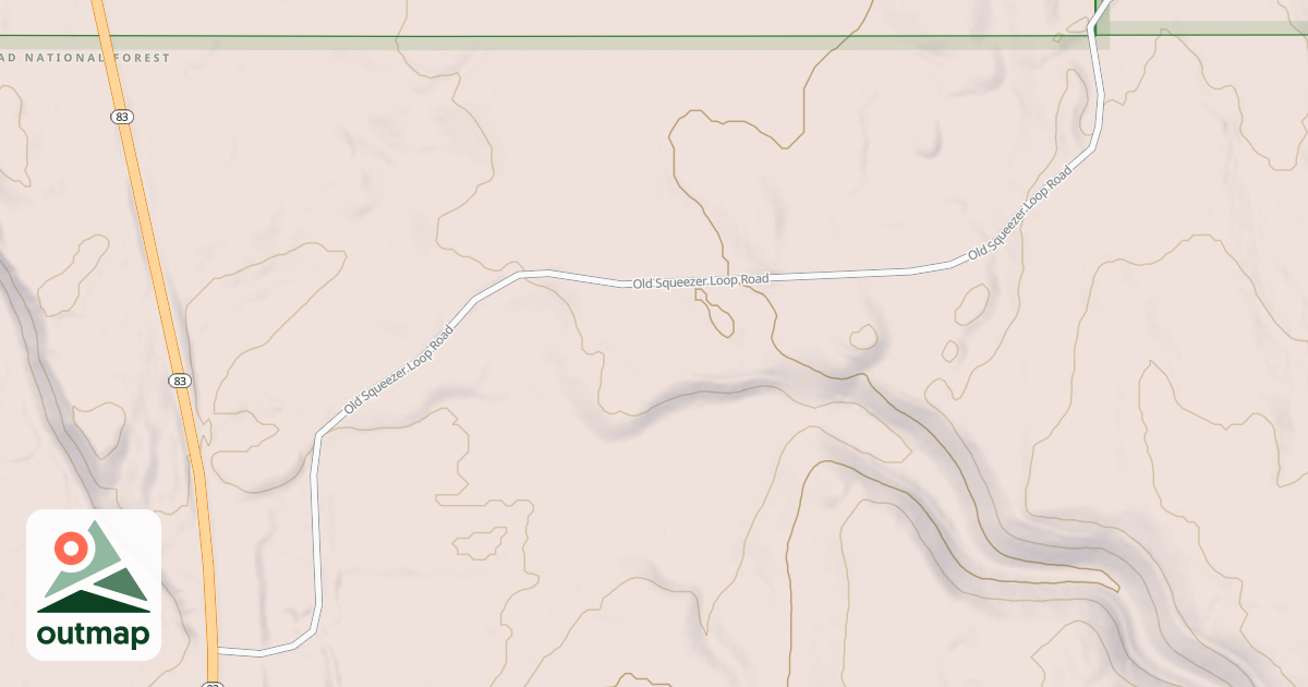 Map of OLD SQUEEZER LOOP