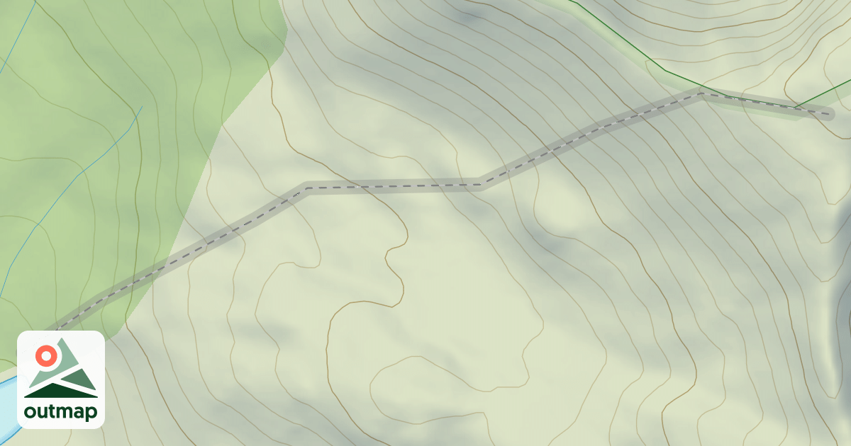 Map of Buzz's Ridge Southwest