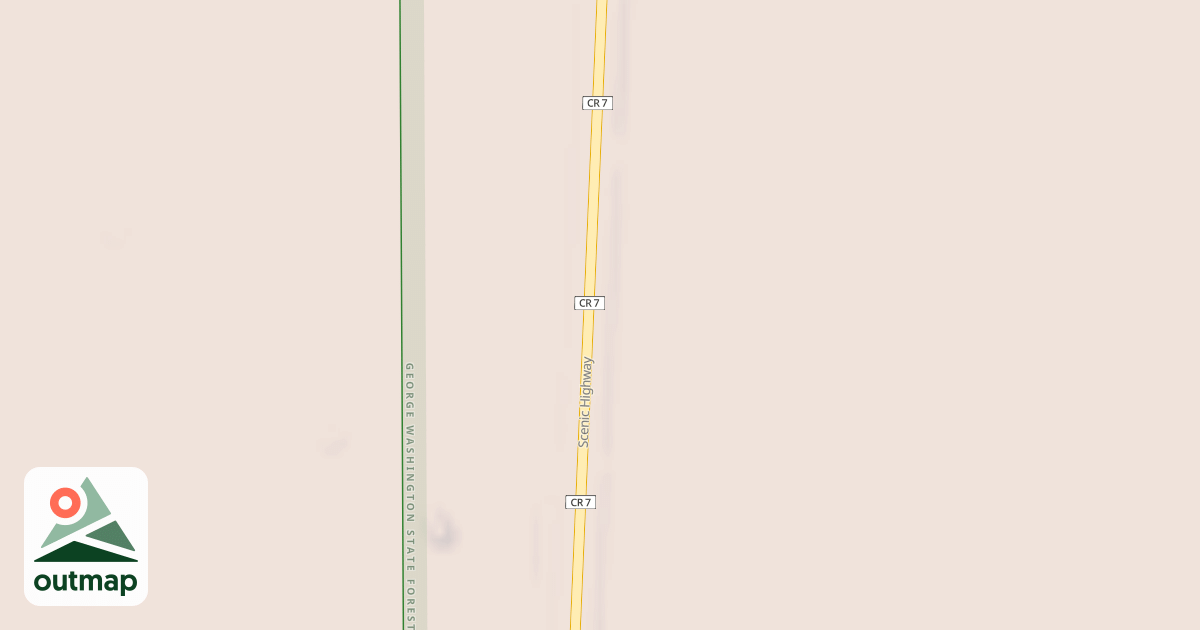 Map of B&B Connection Trail