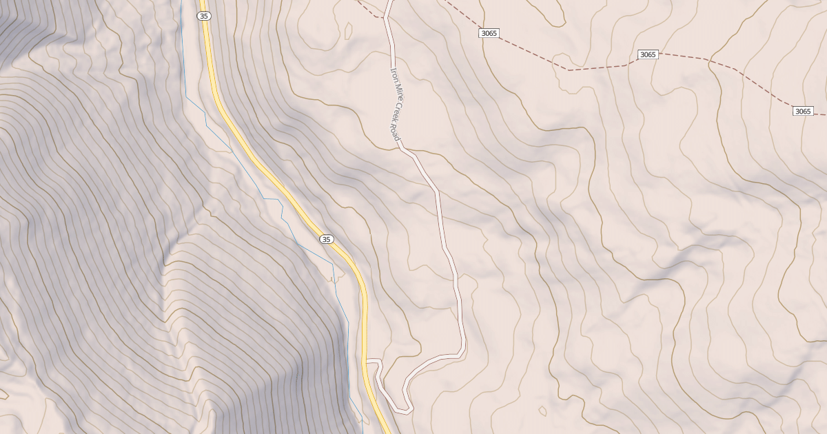 Map preview of IRON MINE TRAIL
