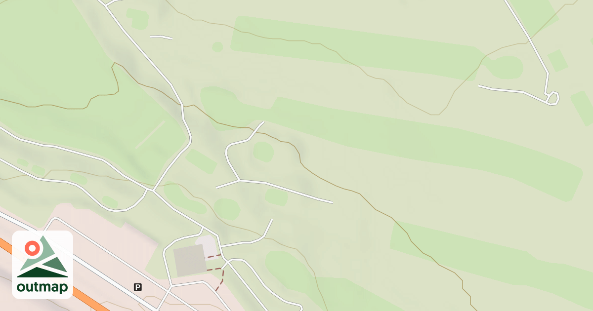 Map of Mountain Dell Sled Run