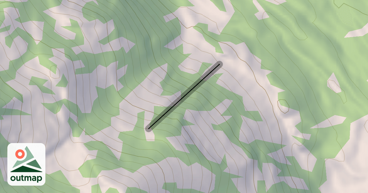 Map of Big Tree Chute