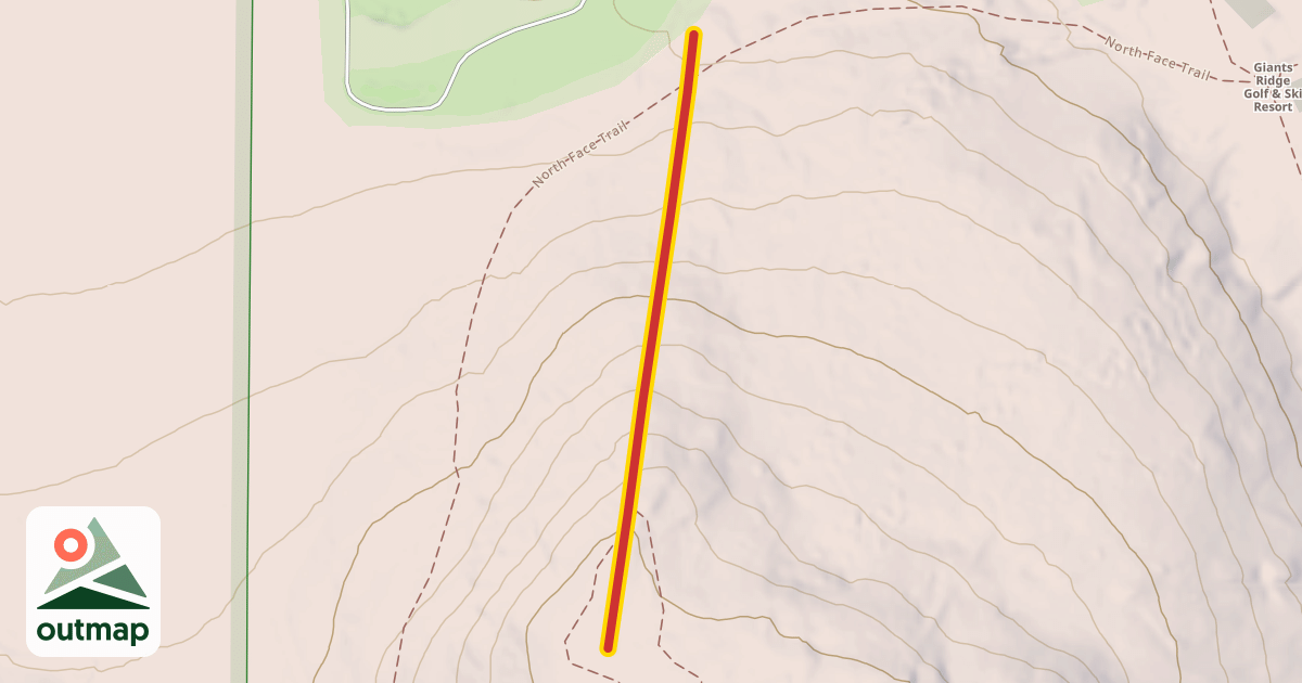 Map of Rocky Top Chair