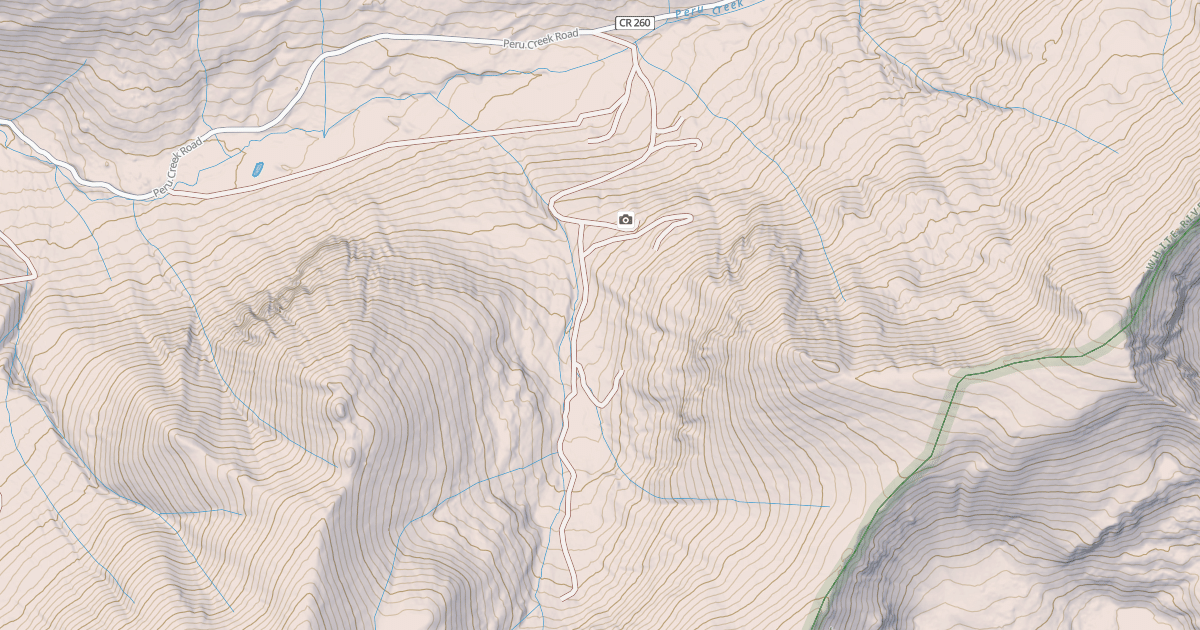 Map preview of CINNAMON GULCH ROAD