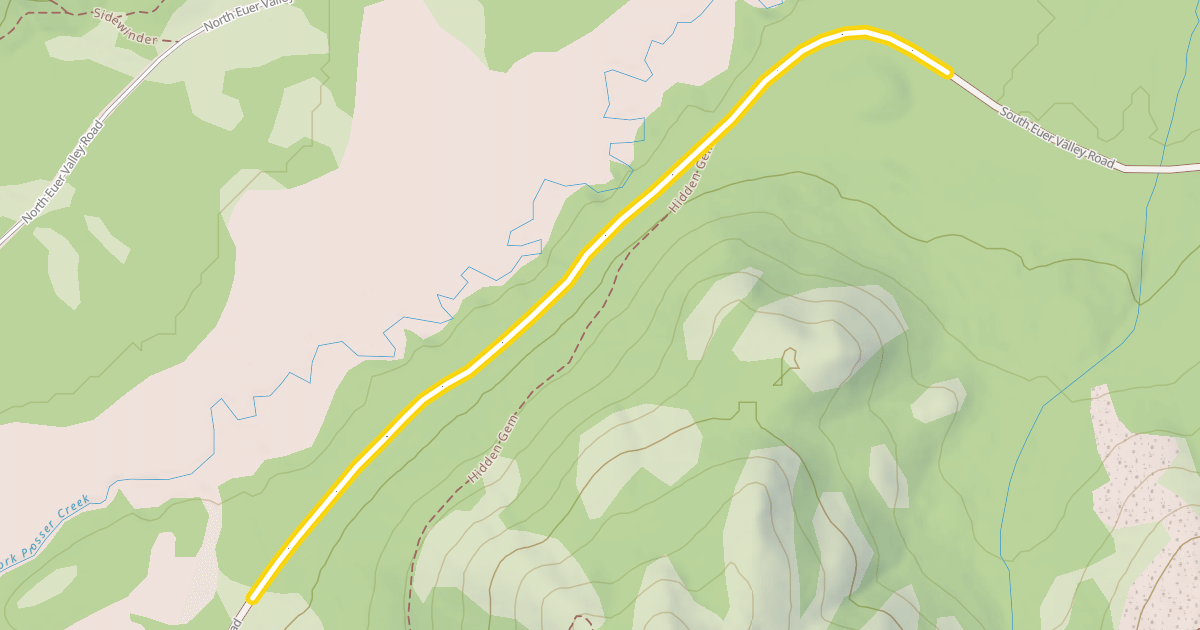 Map preview of South Euer Valley Road