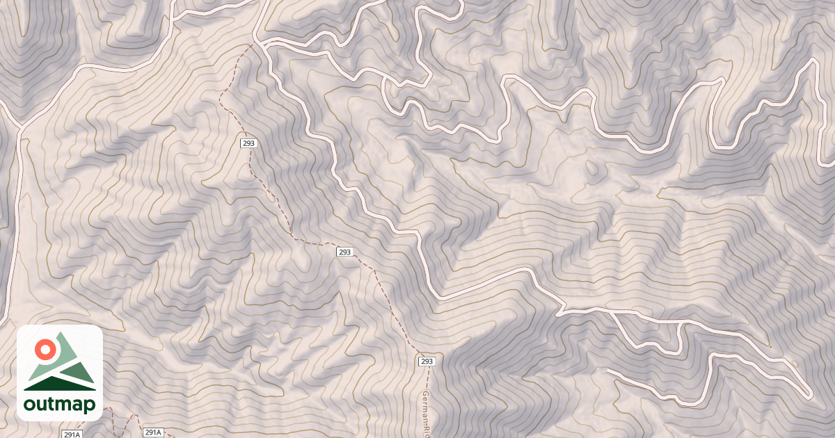 Map of GERMAN RABBIT OVERLOOK